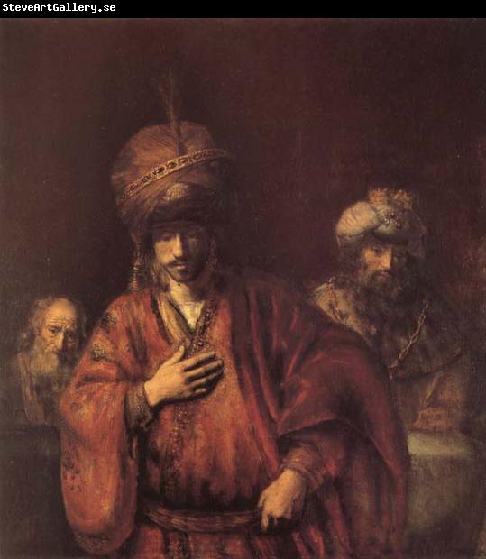 REMBRANDT Harmenszoon van Rijn The Condemnation of Haman